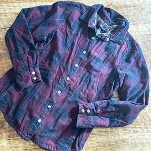 Prana plaid shirt jacket